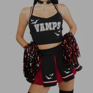 Cheerleader Vamps Women's Halloween Costume
